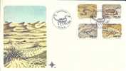 South Africa South West Afrca SWA Namibia 1978  Reptiles FDC Scott 411-414 - Slangen