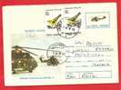 ROMANIA 1996 Postal Stationery Cover Combat Helicopter IAR-330-H - Helicópteros