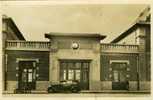 59 .  DENAIN . LA GARE DES MINES .  (  VOITURE AUTOMOBILE ET MOTO MOTOCYCLETTE ) - Denain