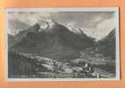 H529 Pontresina Engadin Vue Générale. Cachet St Moritz 1920 Vers Schaffhausen. Meisser 29195 C - Pontresina