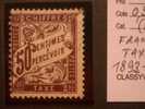 FRANCE TAXE   ( O )   De  1893 / 1935    "    N°  T   37   "       1  Val . - 1859-1959 Used