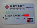 FINE USED CHINA ICBC BANK SHOPPING CARD - Chine