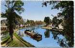 10 - CPSM - CHARMES - Canal Péniche Et Stade René Didierjean - Charmes