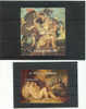 SAINT THOMAS ET PRINCE SCHILDERIJEN NAAKT 1990 GESTEMPELD  BLOK 92/93 - Nudes