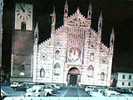 MONZA  IL DUOMO DI NOTTE AUTO CAR VB1972 CF715 - Monza