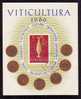 Romania 1960 Wine,Grapes,Costumes,Meda Ls,Bl.48,VFU. - Vins & Alcools