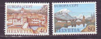 1977 - Switzerland, Helvetia, EUROPA CEPT, MNH, Mi. No. 1094, 1095 - Unused Stamps