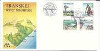 South Africa Transkei 1979 Energies Water Windmills FDC Scott 58-61 - Water