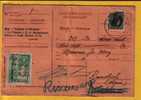 401 Op Ontvangkaart  Met Stempel LEUVEN , Van "BRASSERIE ET MEUNERIE LA VIGNETTE " - 1934-1935 Leopold III