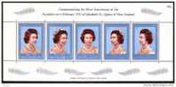 1977 - Commemorative Label - Commemorating The Silver Jubilee Of The Accession On 6th Feb. Of Elizabeth II, Queen - Used Stamps