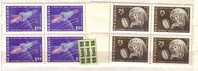 BULGARIA / Bulgarie 1961 SPACE - Vostok 2    2v.-MNH   Block Of Four - Europa