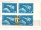 BULGARIA / Bulgarie 1958   Cosmos - Space Satellite III   1 V.- MNH  Imperforate Block Of Four - Europe