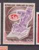 Congo Stamp On Stamp 100f UMM - Altri & Non Classificati