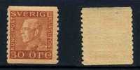 SUEDE / 1925 - # 199 - 30 ö. Brun Jaune * / COTE 30.00 EURO - Unused Stamps