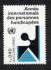 Nations Unies Genève   1981 -  YT  97 - Année Des  Handicapés  0F40  - NEUF ** - Ungebraucht