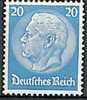 GERMANY - 1932 HINDENBERG - V1198 - Unused Stamps