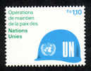Nations Unies Genève    1980  - YT 91 - Maintien De La Paix 1.10f -  NEUF **  - Cote 2.30e - Ungebraucht