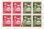Bulgaria / Bulgarie 1956 XVII International Plovdiv Fair  2v.-MNH  Block Of Four - Unused Stamps
