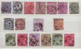 1855 - 1906 - India - Revenue Stamps Lot - 1882-1901 Keizerrijk