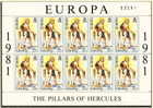 GIBRALTAR MNH** MICHEL KB 416/17 EUROPA 1981 FEUILLETS SHEETS - 1981