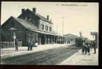 Auxi Le Château Pas De Calais 107 La Gare Vasseur Intérieur De Gare Animée Train - Auxi Le Chateau