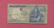 Billet De Banque Nota Banknote Bill 100 CEM ESCUDOS BOCAGE PORTUGAL 1984 - Portogallo