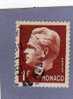 MONACO TIMBRE N° 345 OBLITERE PRINCE RAINIER III 1F BRUN ROUGE - - Used Stamps