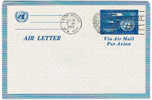 Aerograma ,NACIONES UNIDAS, NEW YORK 1952, Air Letter, Aerogramme - Luftpost