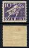 SUEDE / 1936 - # 236 - 10 ö. Violet * / COTE 3.75 EURO - Unused Stamps