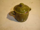 DIMINUTIF / POTERIE DE SAVOIES / UNPOT COUVERT   HT 7 CM / TRES BEL ETAT - Art Populaire