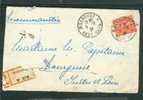 Yvert N°204 Seul Sur Lettre Recommandé De Mulhouse En 1924- Po3421b - Cartas & Documentos