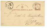 1876: Lot De 6 Entiers Anciens Voyagés, Dont 1 Avec Complément D'affrt. Pour Paris - Interi Postali