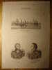 GRAVURES De 1835 - ENTREE DU PORT D' ALEXANDRIE - PORTRAITS DE NELSON Et De SIDNEY SMITH - PRINTS 1835 - Collections