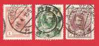 Russia 1913.  3 Francobolli Del 3° Centenario Dell´avvento Di ROMANOV. - Used Stamps