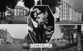 92-CHAVILLE....CPSM PETIT FORMAT 5 VUES - Chaville