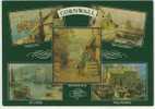 Royaume Uni Cornwall Cornouaille Multi Vues Aquarelles CPM TBE - Sonstige & Ohne Zuordnung