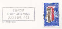 1982 France 90 Territoire De Belfort Vins Vendanges Vigne Vignobles Wine Festival Vineyard Wines Vini Enologia Vigneti - Vinos Y Alcoholes