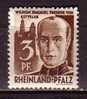 N0058 - ALLEMAGNE OCC. FRANCAISE RHEINLAND Yv N°2 ** - Renania-Palatinato