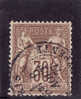 M-4433 France Yv.no.69 Oblitere,dantelure Defectueuse - 1876-1878 Sage (Typ I)