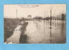 CPA - Crue De L'Oise - 6 Mars 1910- Allée Des Cycomores- Usine Maçon - Floods