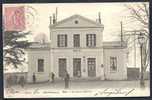 CPA ANCIENNE- VILLAGE FRANCE- MER (41)- LA GARE VUE COTÉ EXTERIEUR AVEC BELLE ANIMATION- RARE ! - Mer