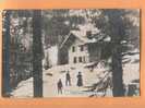 H615 Cabane De Montagne En Hiver Probablement Alpes Vaudoises, Skieurs.Cachet Renens 1919 Vers Puidoux.Perrochet - Puidoux