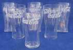 Verres "COCA COLA" Relief Blanc. - Mugs & Glasses