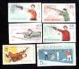 European Shooting Championships 1965 Full Set VFU Nondantele Romania - Tiro (armas)