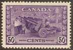 CANADA - 1942 50c Munitions Factory. Scott 261. Mint Hinged * - Nuovi