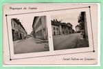 74 - SAINT JULIEN En GENEVOIS -- Deux Aspects De La Grande Rue - 1950-60 - Saint-Julien-en-Genevois