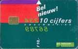 # NETHERLANDS CRD-A5 Bel Nieuw 10 Numbers 10 Siemens   Tres Bon Etat - Public
