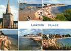 CPSM. LAMOR PLAGE. PORT. PLAGES DE TOULHARS. LOQUELTAS. LARMOR ET KERNEVEL. DATEE 1974. FLAME. - Larmor-Plage