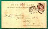 UK - 1882 Circulated STAMPED STATIONERY - Interi Postali