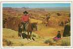 USA - MONUMENT VALLEY - Colorful Land Of The Navajo Indian On The Arizona-Utah Border. - Post Card - - Monument Valley